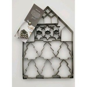Hearth and Hand Magnolia 2019 Giant Multi-Cookie Cutter Sheet Tree House Stars